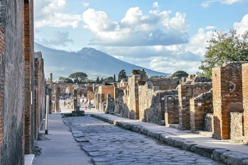 Your guide reveals the history and stories of the fateful day Vesuvius erupted on your private tour of pompeii