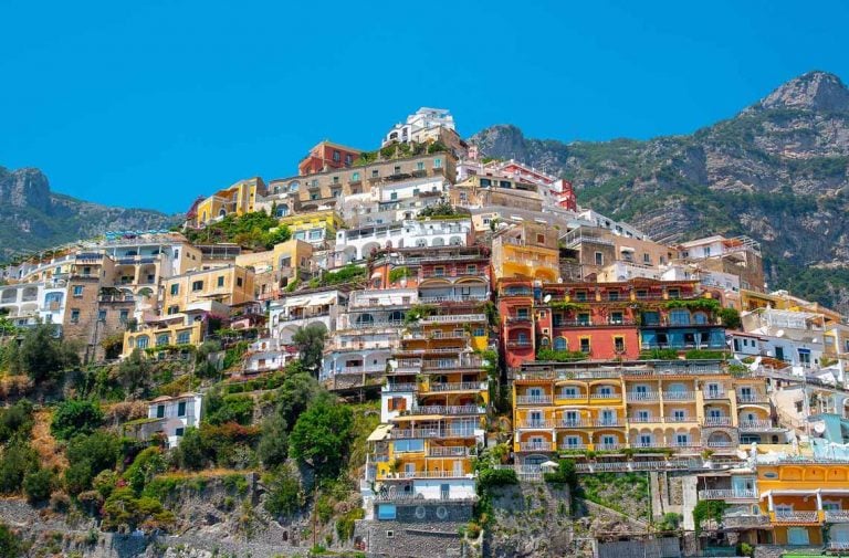 Colorful cliffside town on the Amalfi Coast that you will explore with your private guide.