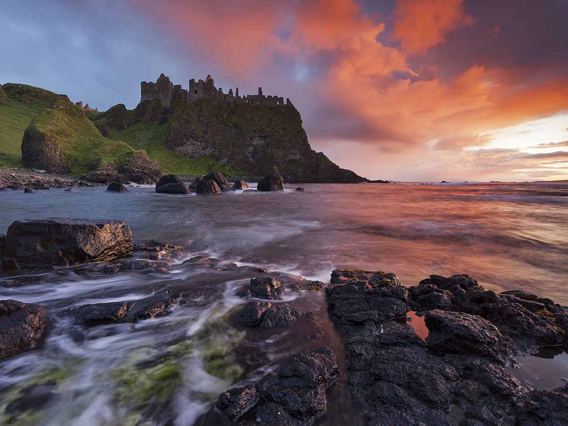 Visit Dunluce castle the location of Pyke Castle of House Greyjoy