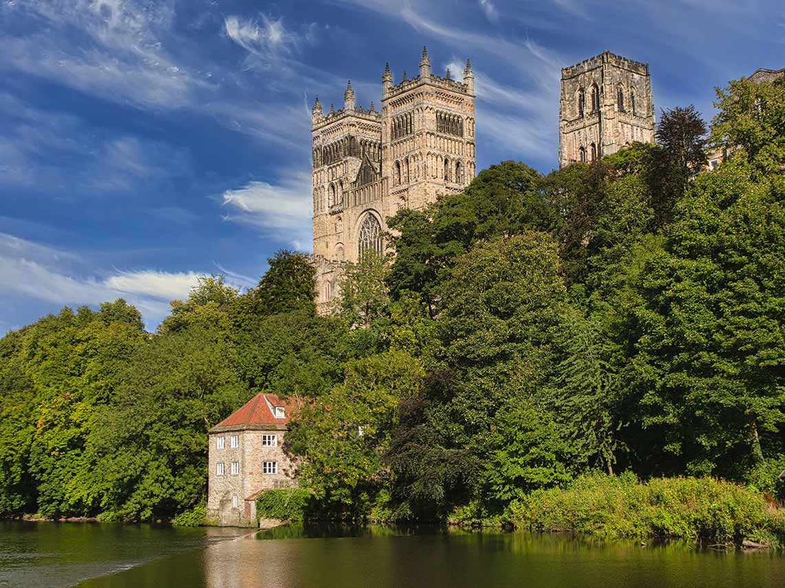 Durham Cathedral, used as the location for Hogwarts in Harry Potter.