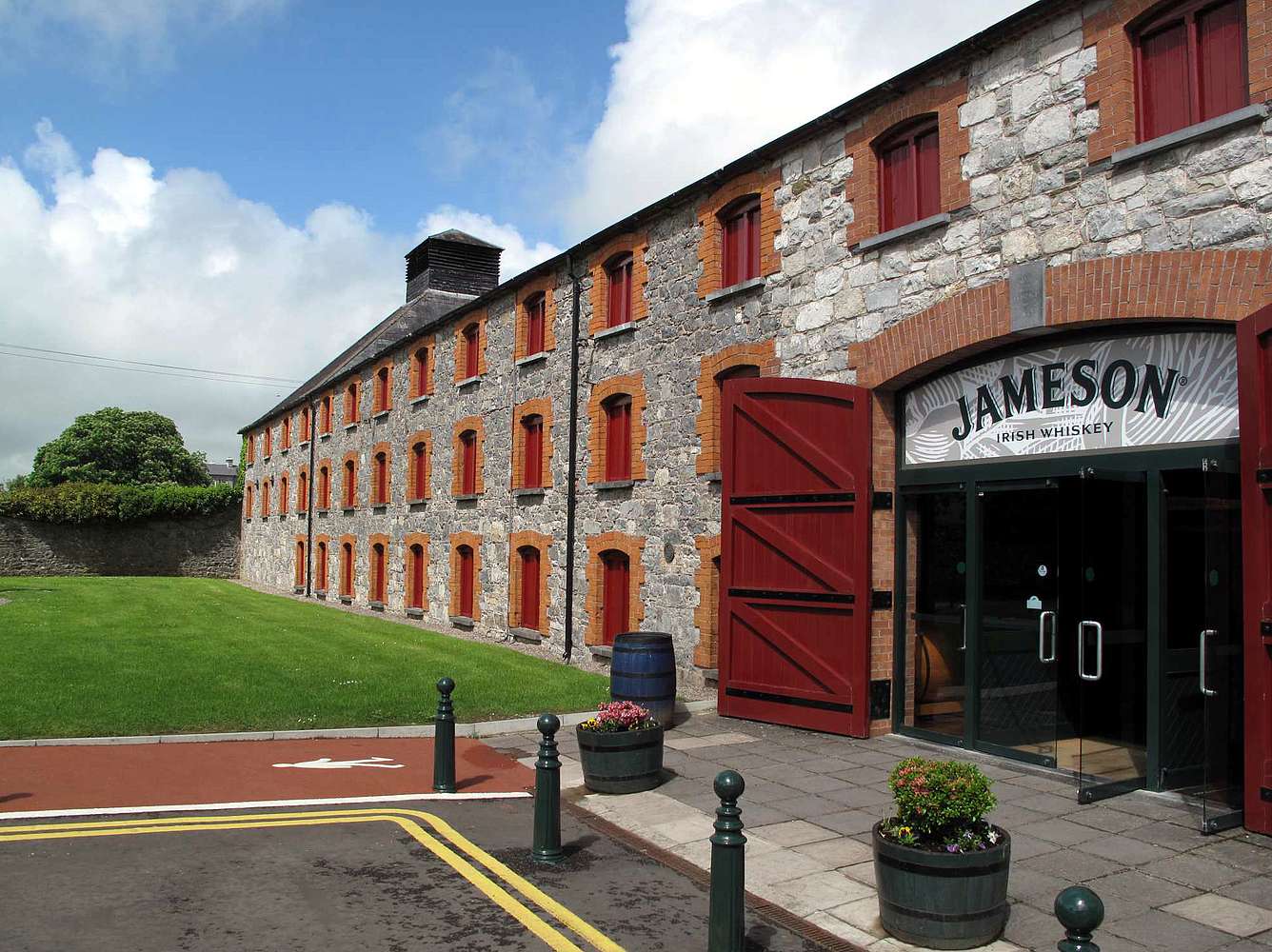 the famous Midleton whiskey distillery where jameson irish whiskey is made.