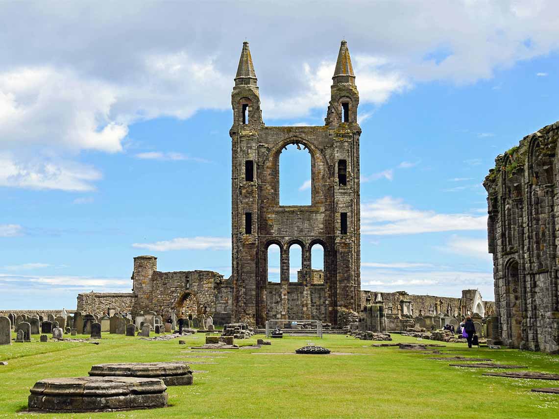 Tour of St Andrews Cathedral, Scotland