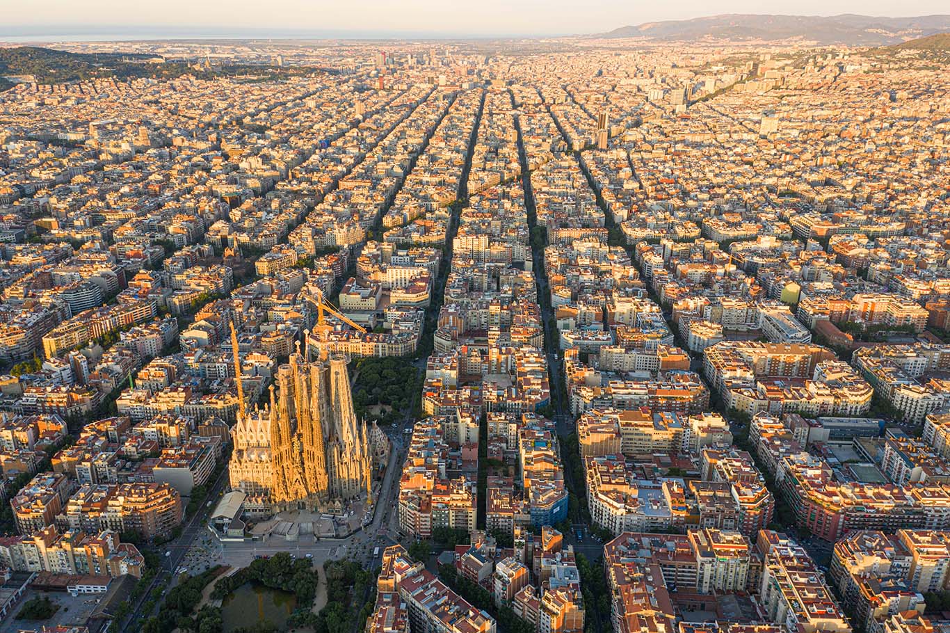 Barcelona skyline