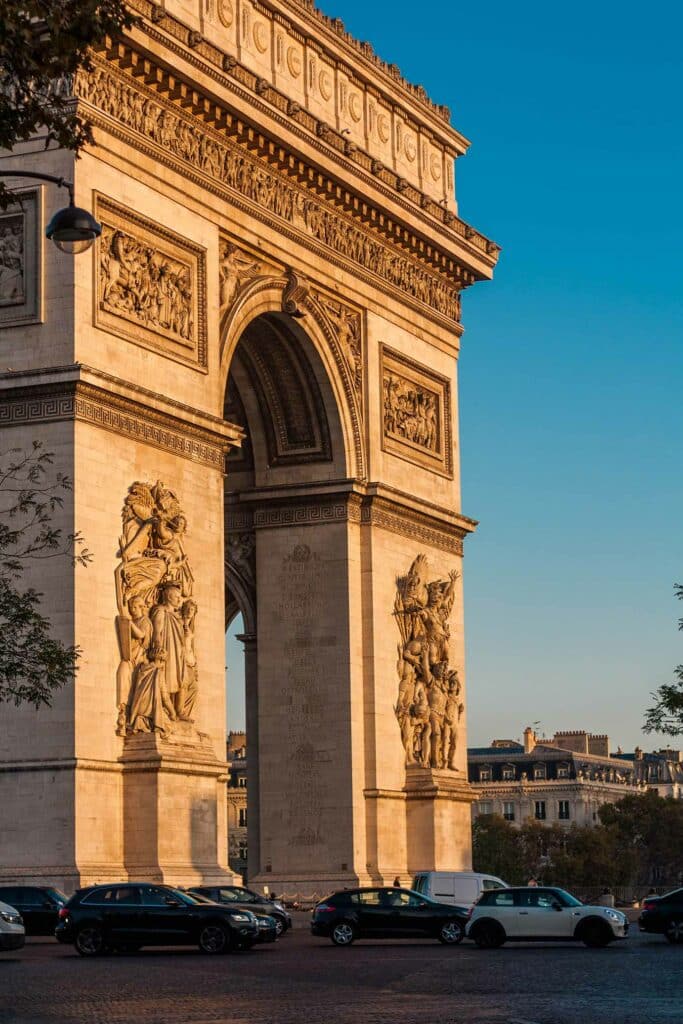 L'arc de triomphe de l'etoile, paris, france (2)