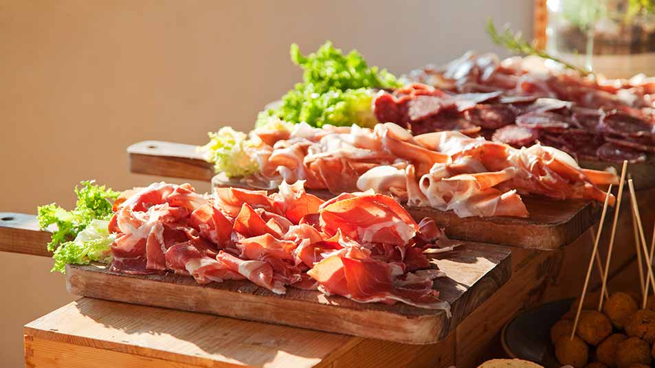 classic fresh Parma Ham, Italy