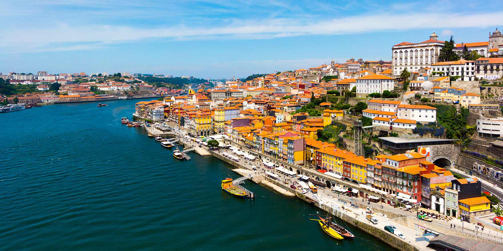 Porto, Portugal old town skyline