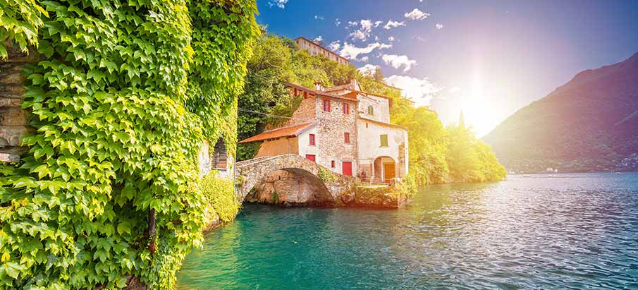 Town of Nesso, Lake Como, Italy