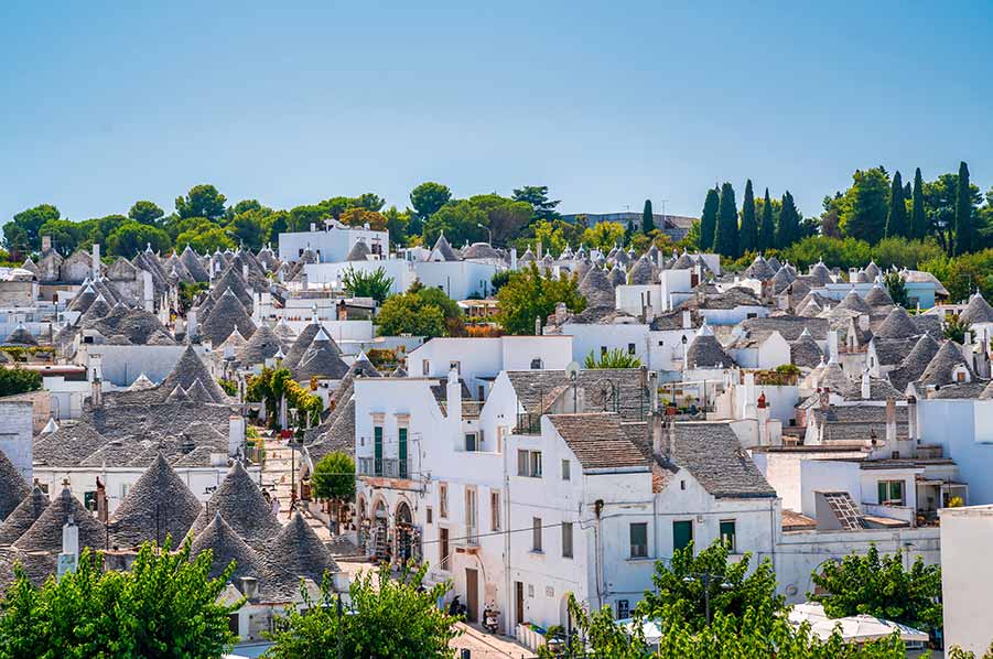 Trulli houses in Alberobello