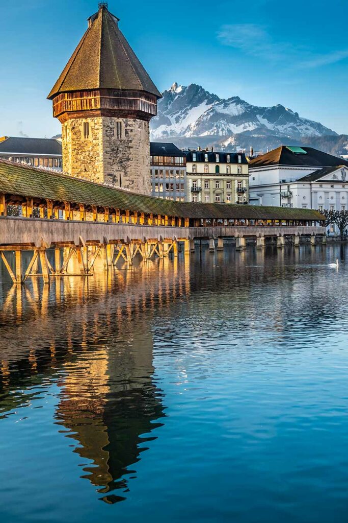 The Chapel bridge, Lucerne, Switzerland